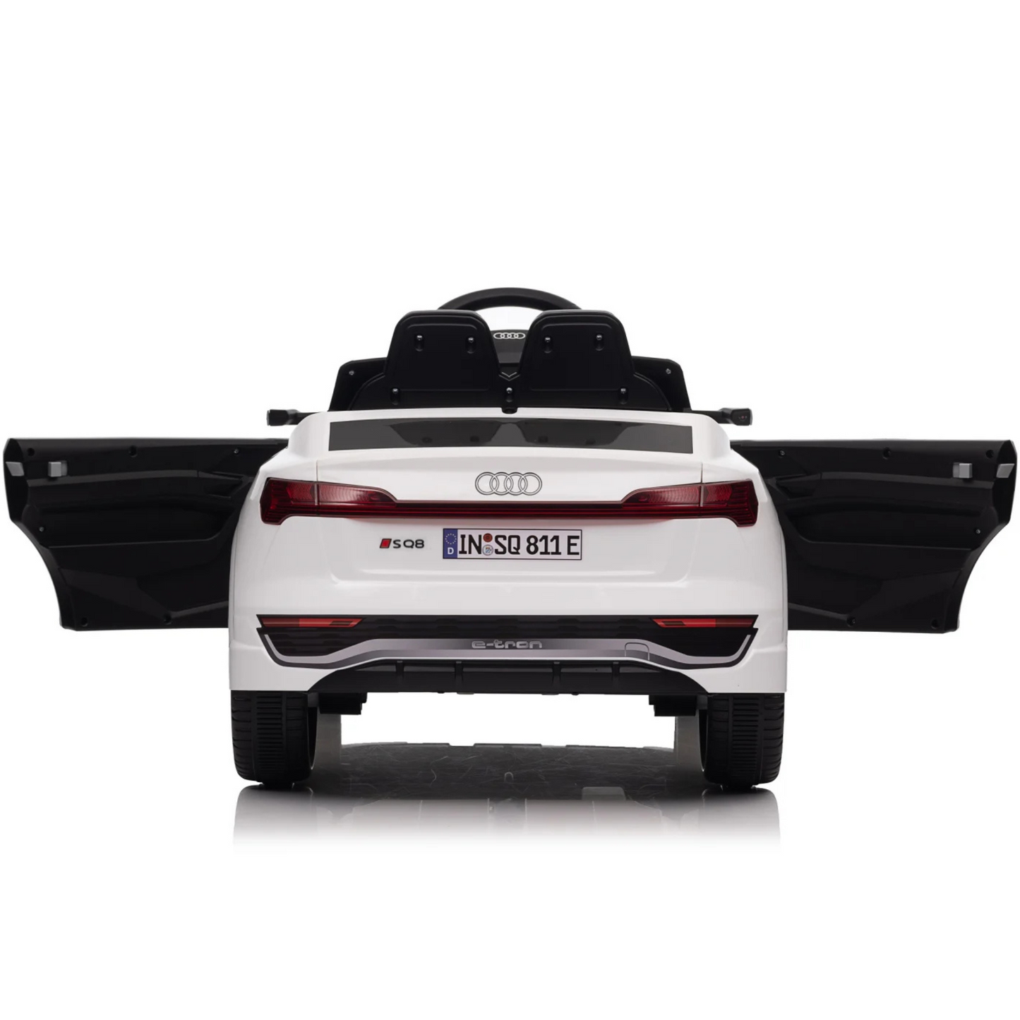 Carro Elétrico para Criança AUDI SQ8 12V Branco c/ RODAS DE BORRACHA & ASSENTO EM PELE