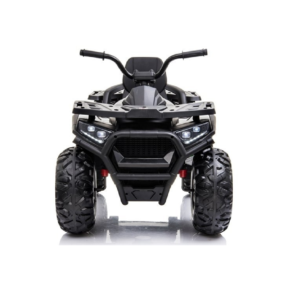 Mota Elétrica para Criança QUAD DESERT 12V Preta c/ RODAS DE BORRACHA & ASSENTO EM PELE