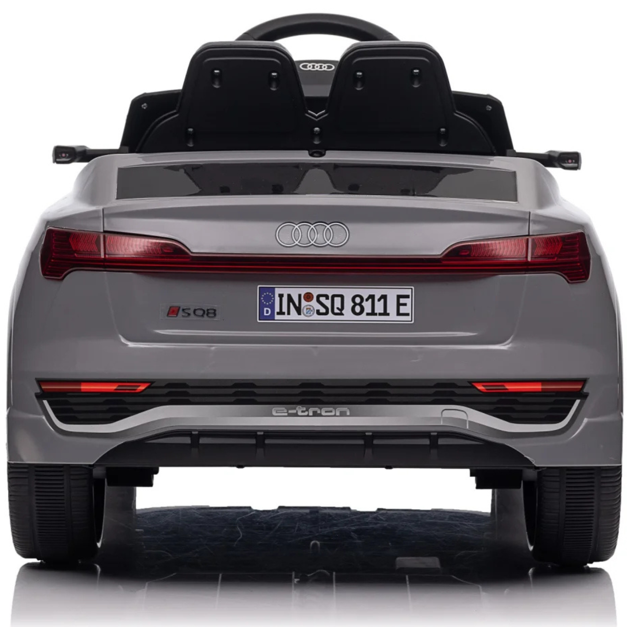 PRÉ-VENDA - Carro Elétrico para Criança AUDI SQ8 12V Cinza c/ RODAS DE BORRACHA & ASSENTO EM PELE