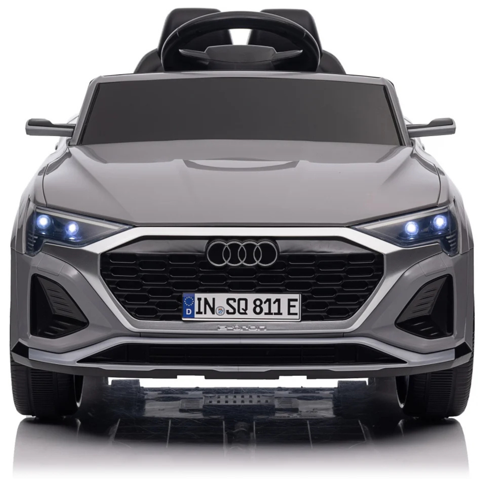 PRÉ-VENDA - Carro Elétrico para Criança AUDI SQ8 12V Cinza c/ RODAS DE BORRACHA & ASSENTO EM PELE