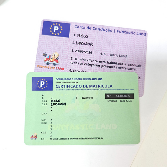 Carta de Condução & Certificado de Matricula