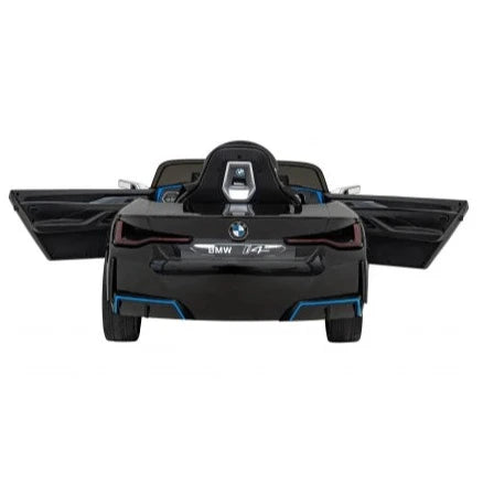 Carro Elétrico para Criança BMW I4 12v Preto c/ RODAS DE BORRACHA & ASSENTO EM PELE