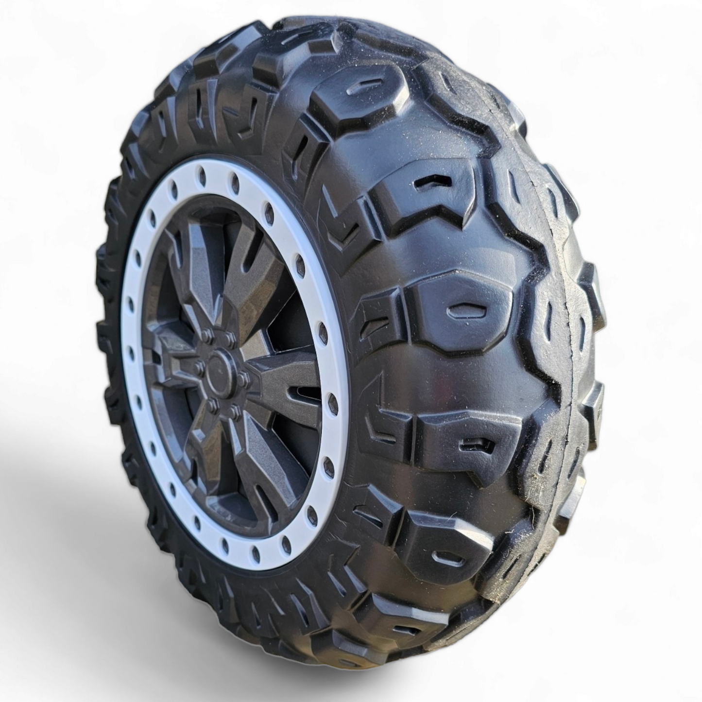 PRÉ VENDA Carro Elétrico para Criança BEACH BUGGY 4x4 24v Branco c/ RODAS DE BORRACHA & ASSENTO EM PELE