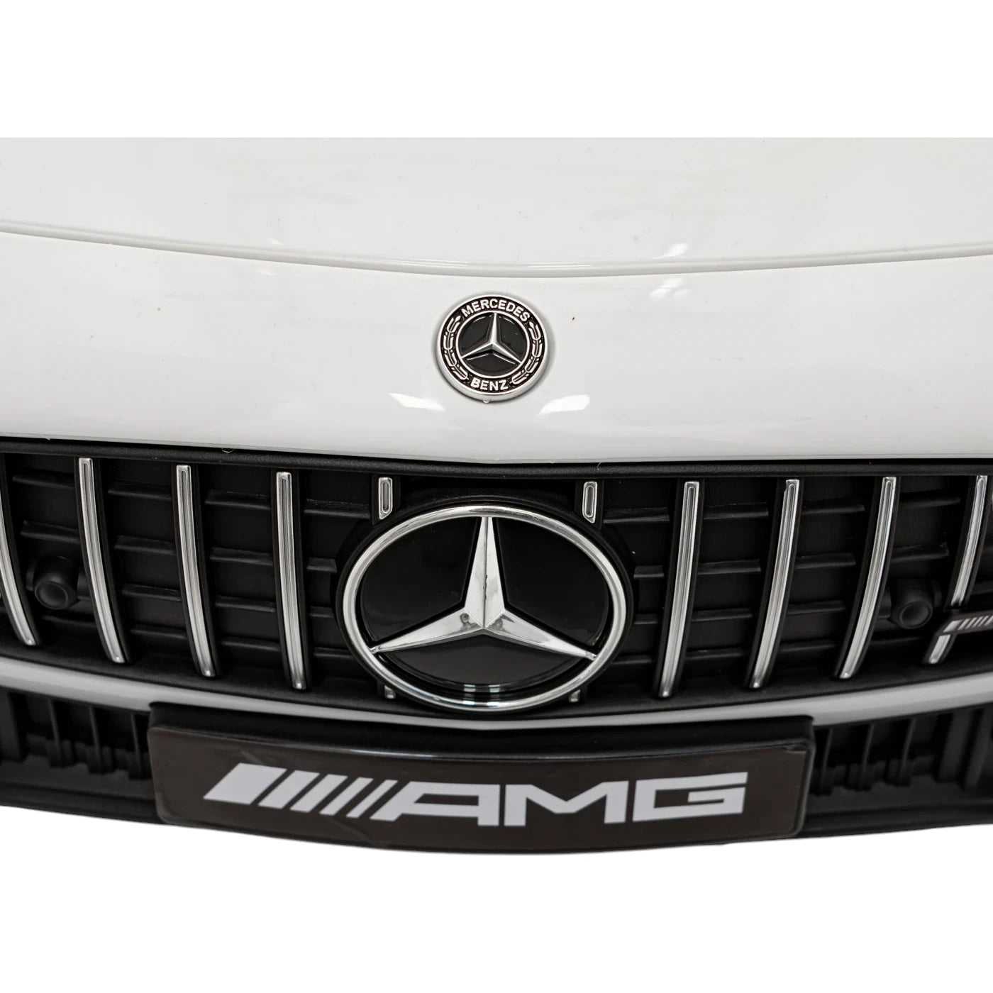 Carro Elétrico para Criança MERCEDES SL63 Branco 4x4 2 LUGARES 24v c/ RODAS DE BORRACHA & ASSENTO EM PELE