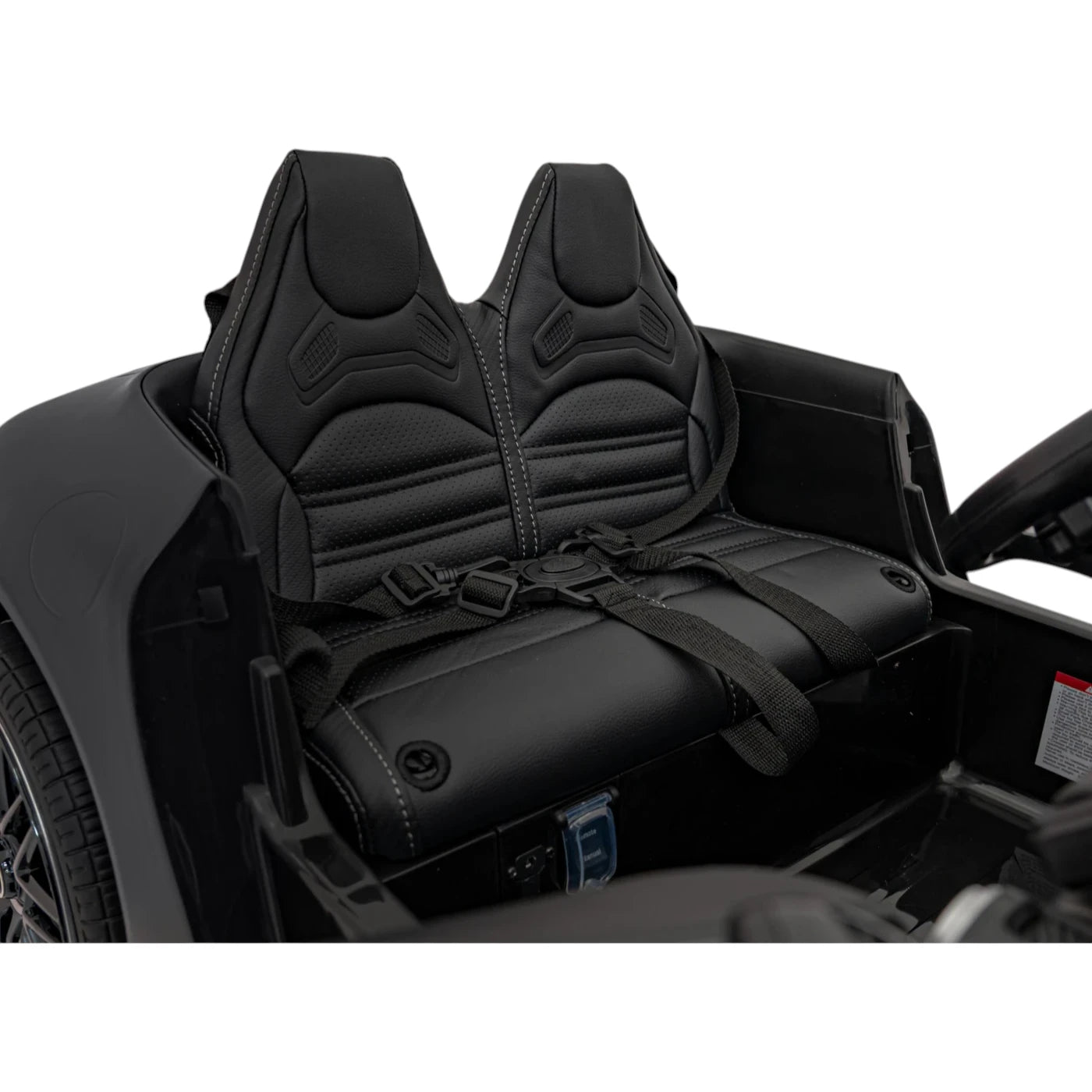 Carro Elétrico para Criança MERCEDES SL63 Preto 4x4 2 LUGARES 24v c/ RODAS DE BORRACHA & ASSENTO EM PELE