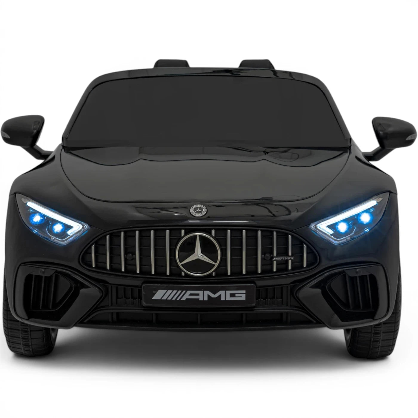 Carro Elétrico para Criança MERCEDES SL63 Preto 4x4 2 LUGARES 24v c/ RODAS DE BORRACHA & ASSENTO EM PELE