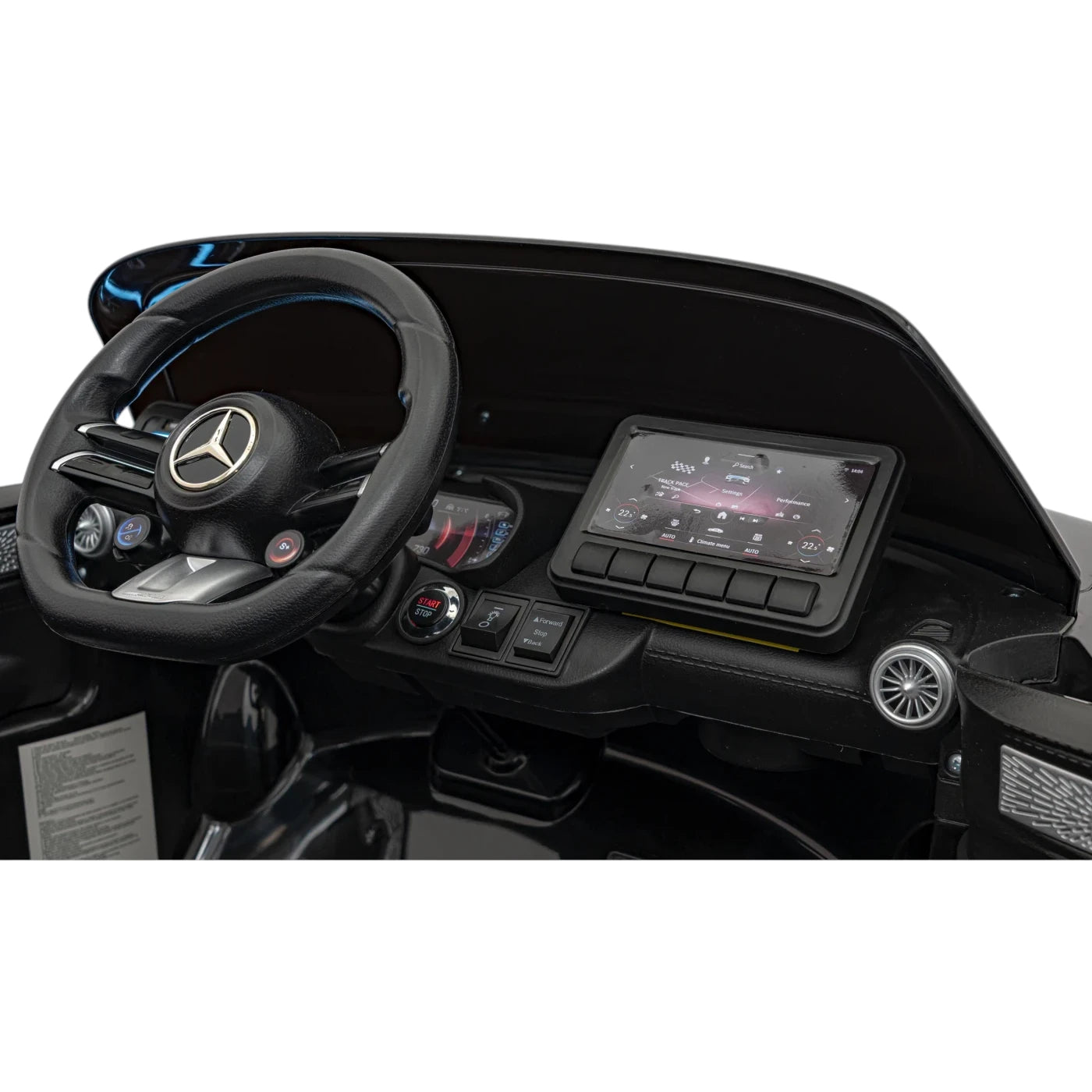 Carro Elétrico para Criança MERCEDES SL63 Preto 4x4 2 LUGARES 24v c/ RODAS DE BORRACHA & ASSENTO EM PELE