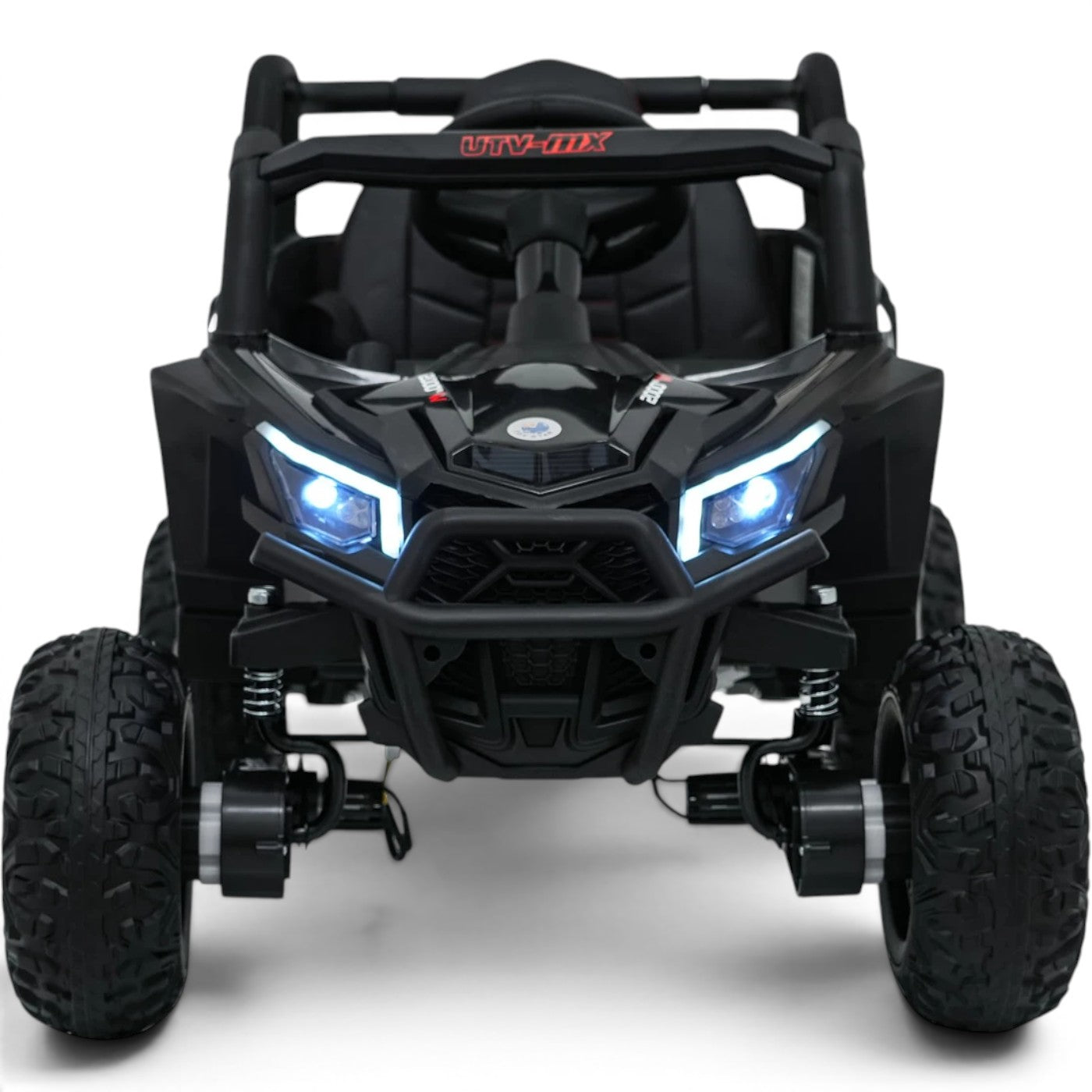 Carro Elétrico para Criança Buggy UTV-MX 12v Preto BATERIA DE LITIO c/ RODAS DE BORRACHA & ASSENTO EM PELE