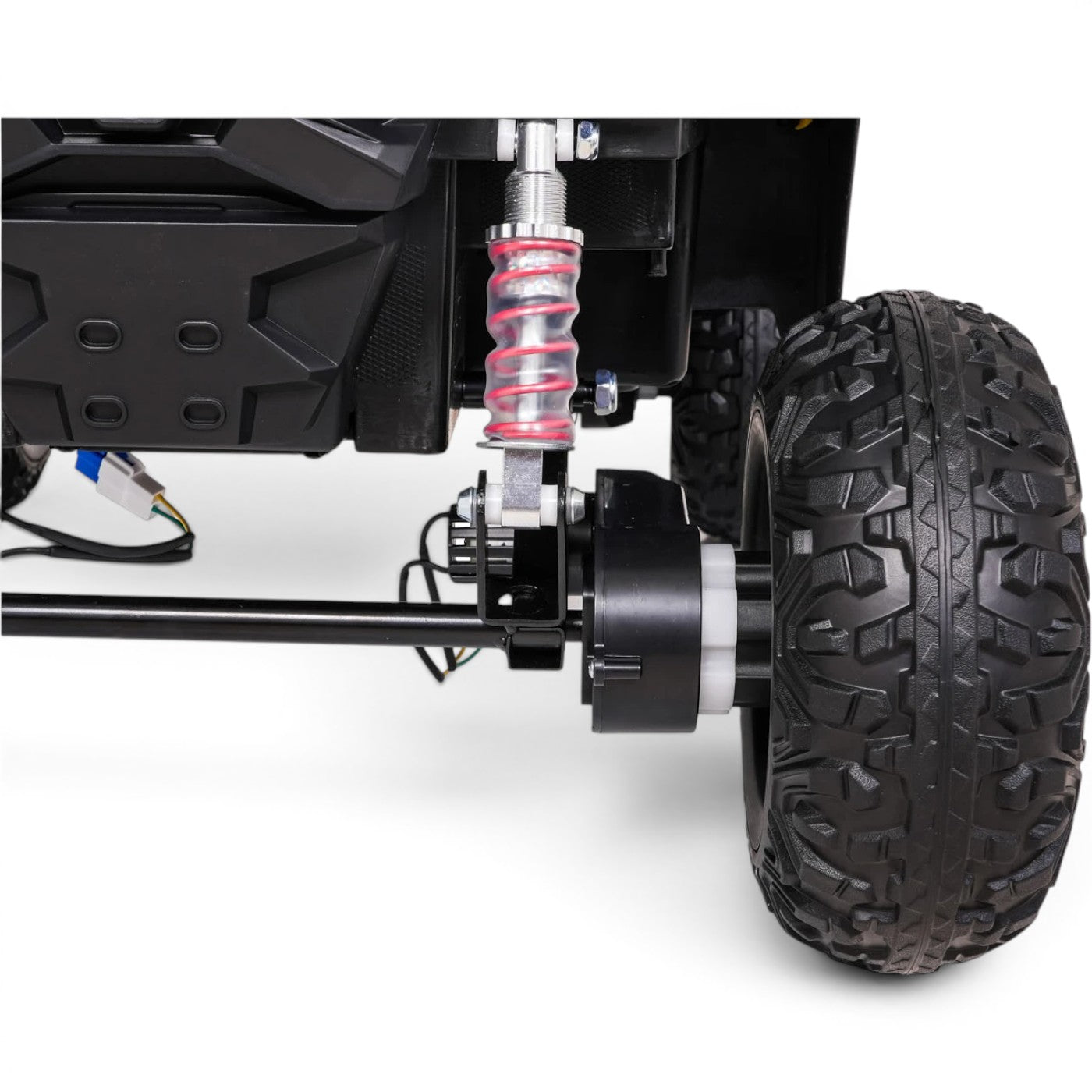 Carro Elétrico para Criança Buggy UTV-MX 12v Preto BATERIA DE LITIO c/ RODAS DE BORRACHA & ASSENTO EM PELE