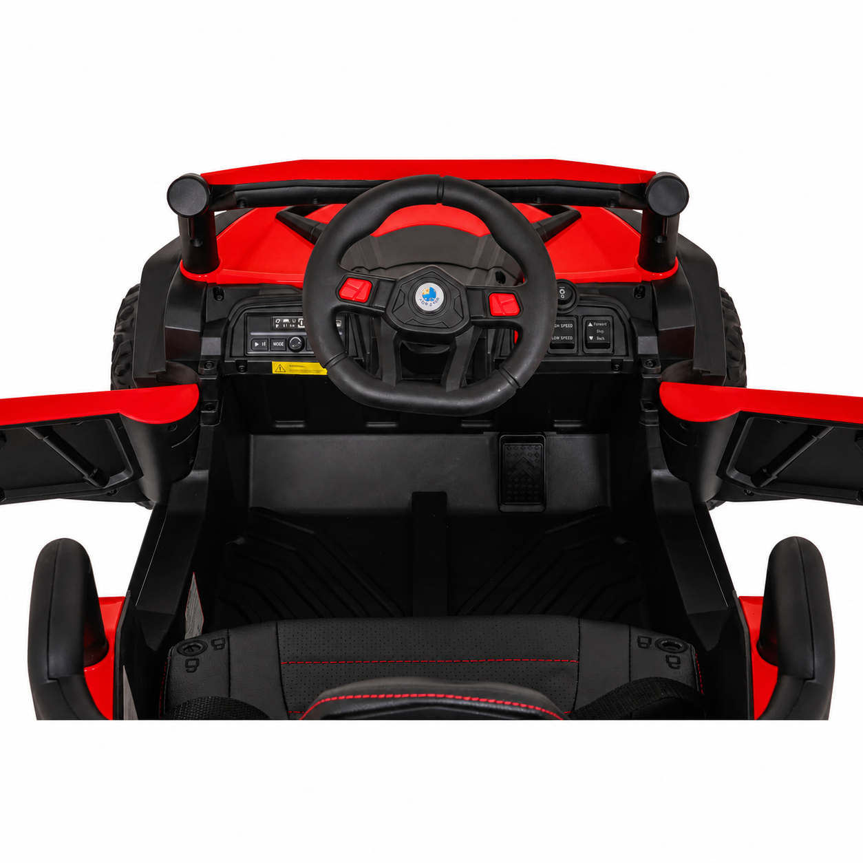 Carro Elétrico para Criança Buggy UTV-MX 12v Vermelho BATERIA DE LITIO c/ RODAS DE BORRACHA & ASSENTO EM PELE