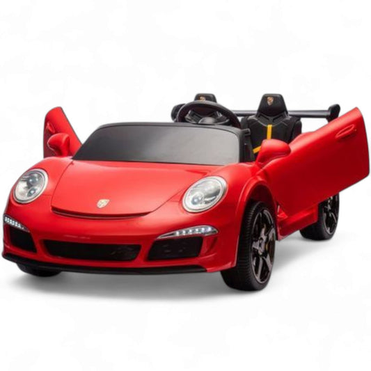 Carro Elétrico para Criança RUF CTT Vermelho 4x4  2 LUGARES 24v c/ RODAS DE BORRACHA & ASSENTO EM PELE