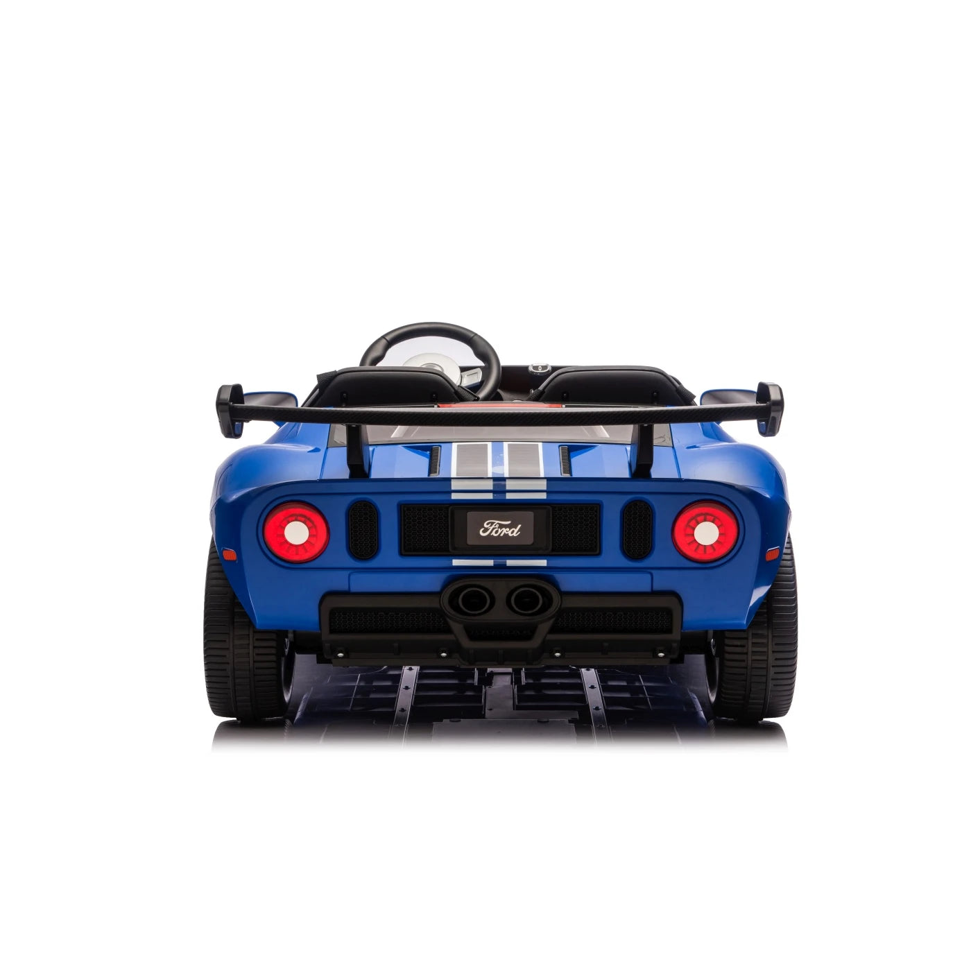 Carro Elétrico para Criança FORD GT 24v Azul 4x4 c/ RODAS DE BORRACHA & ASSENTO EM PELE