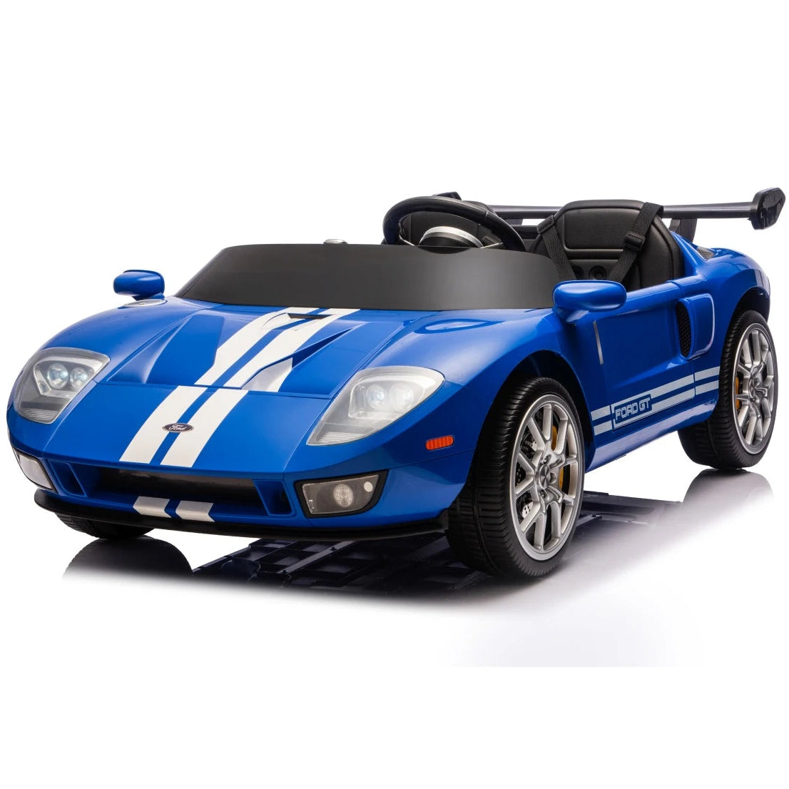 Carro Elétrico para Criança FORD GT 24v Azul 4x4 c/ RODAS DE BORRACHA & ASSENTO EM PELE