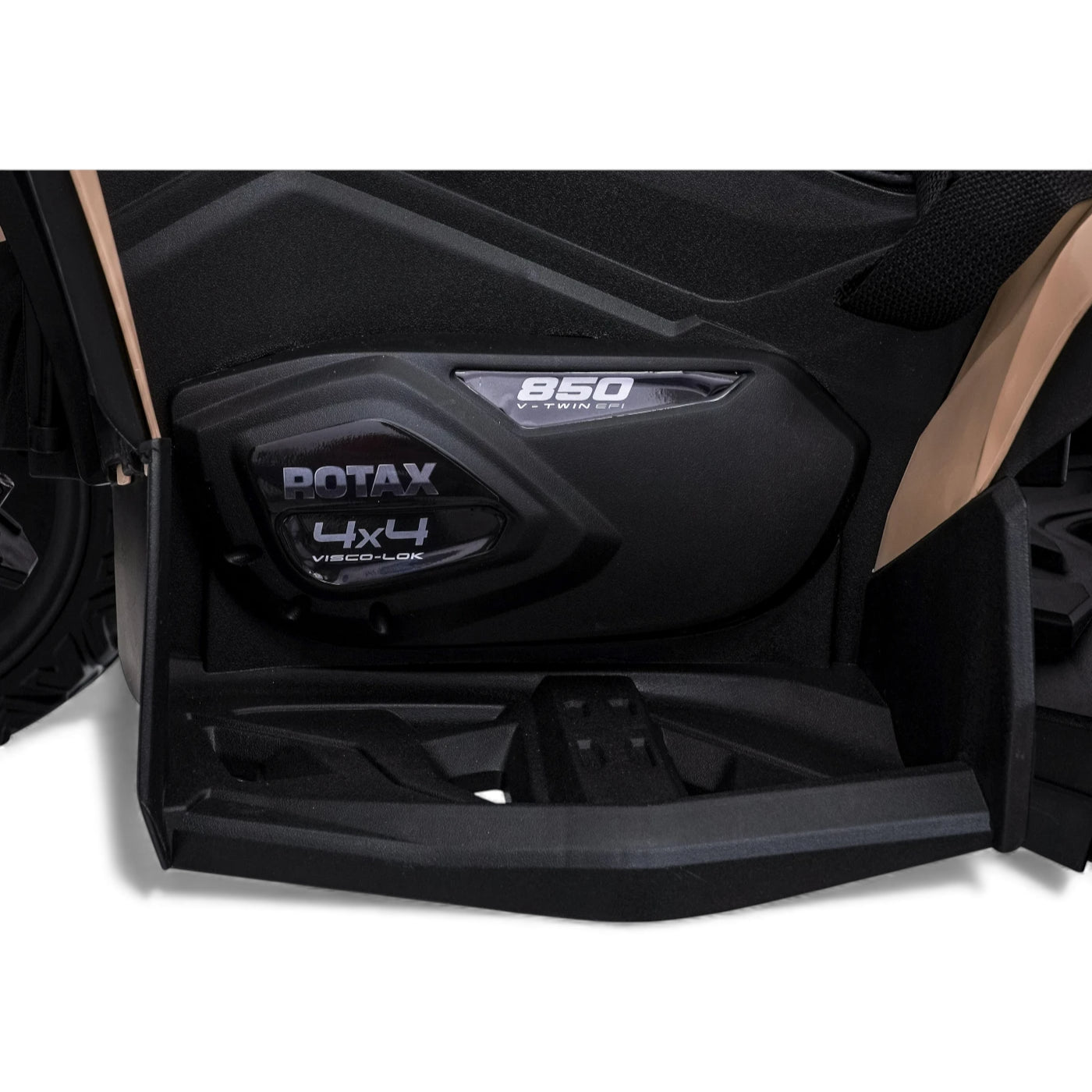 Moto 4 Elétrica para Criança CAN AM Maverick 24v 2x200w Khacki c/ RODAS DE BORRACHA & ASSENTO EM PELE