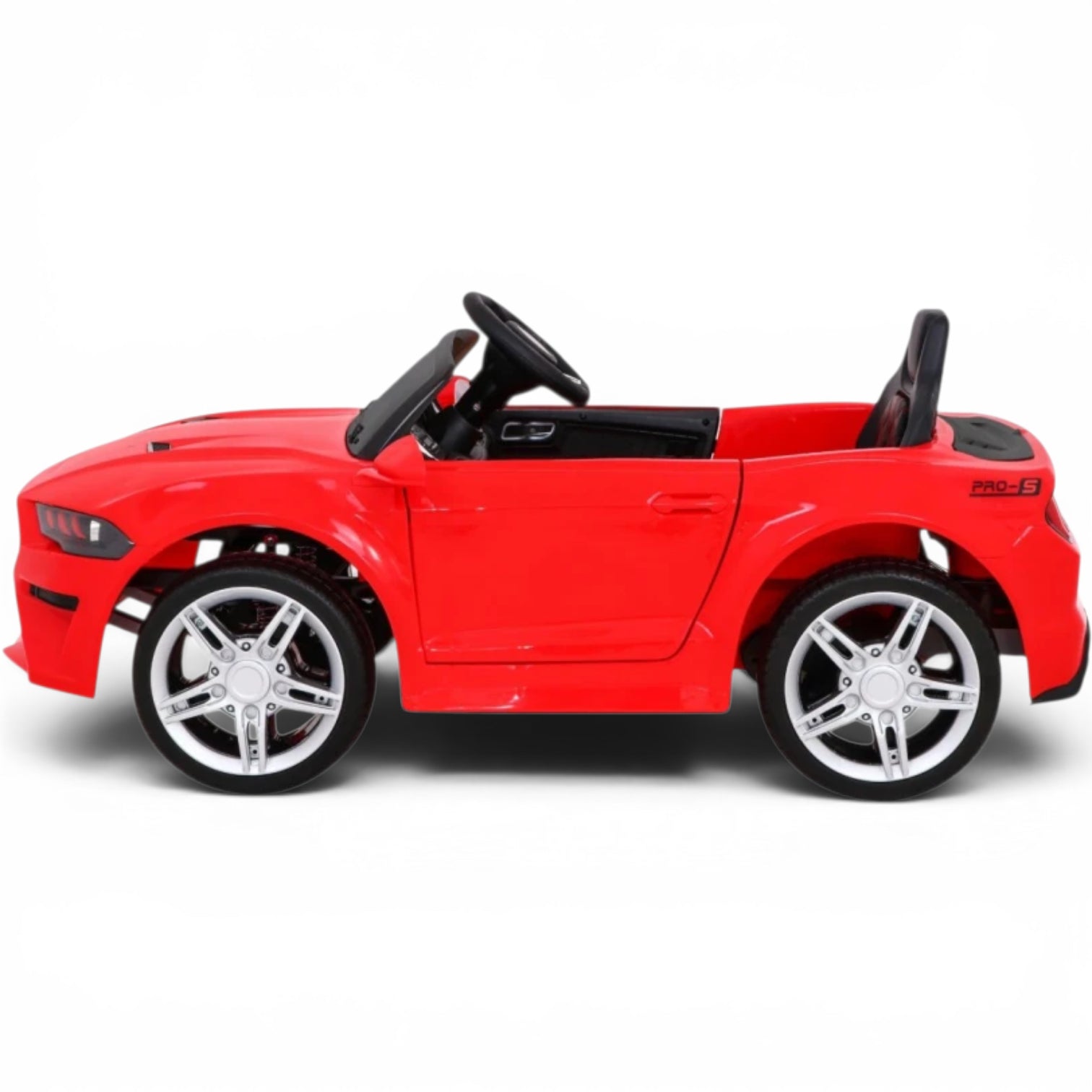 Carro Elétrico para Criança GT Style Vermelho 12v c/ RODAS DE BORRACHA & ASSENTO EM PELE