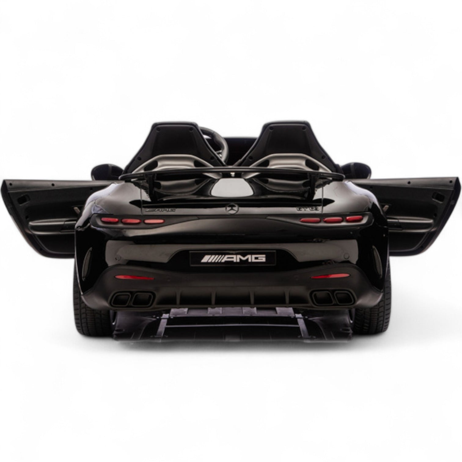 Carro Elétrico para Criança MERCEDES GT63 24v STRONG XXL Preto Metalizado c/ MP4, RODAS DE BORRACHA & ASSENTO EM PELE