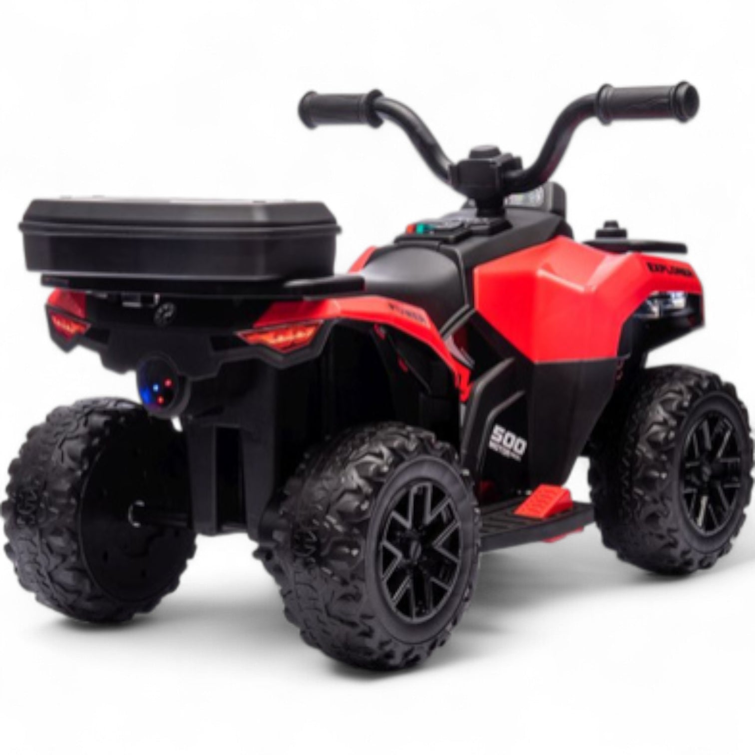 Mini Moto 4 Elétrica para Crianças LITTLE EXPLORER 6v Vermelha c/ RODAS DE BORRACHA