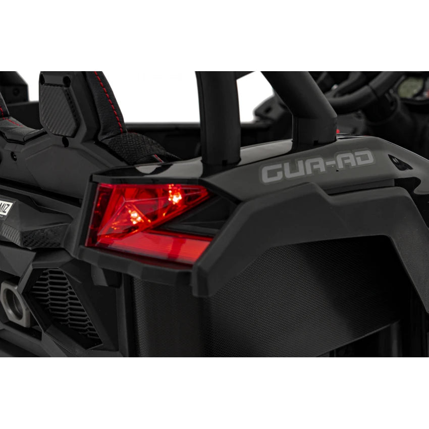 Carro Elétrico para Criança MAVERICK STYLE 4x4 24v Preto c/ RODAS DE BORRACHA & ASSENTO EM PELE