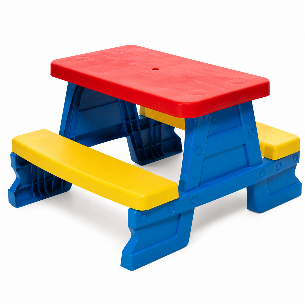 Mesa Infantil de Jardim com Bancos Azul