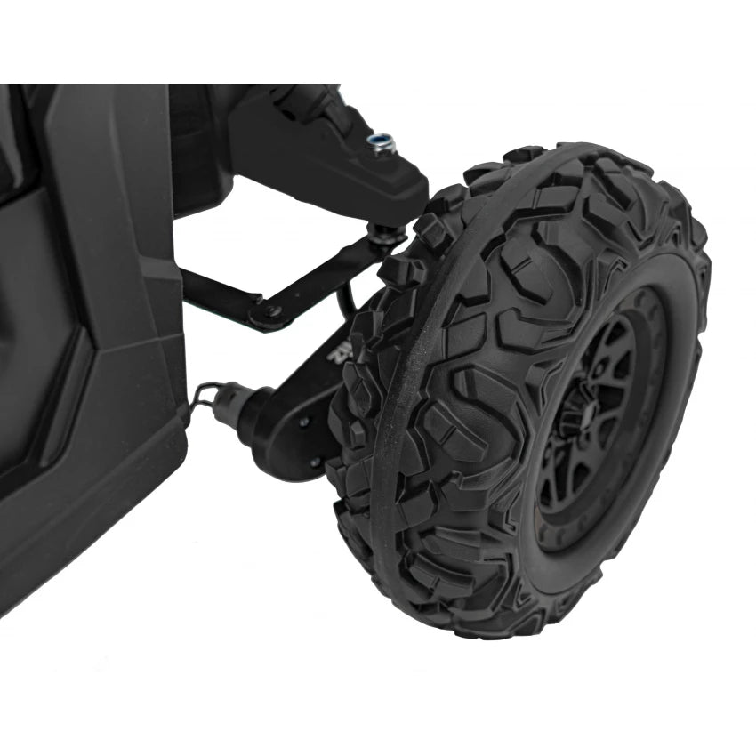 Carro Elétrico para Criança MAVERICK STYLE 4x4 24v Preto c/ RODAS DE BORRACHA & ASSENTO EM PELE