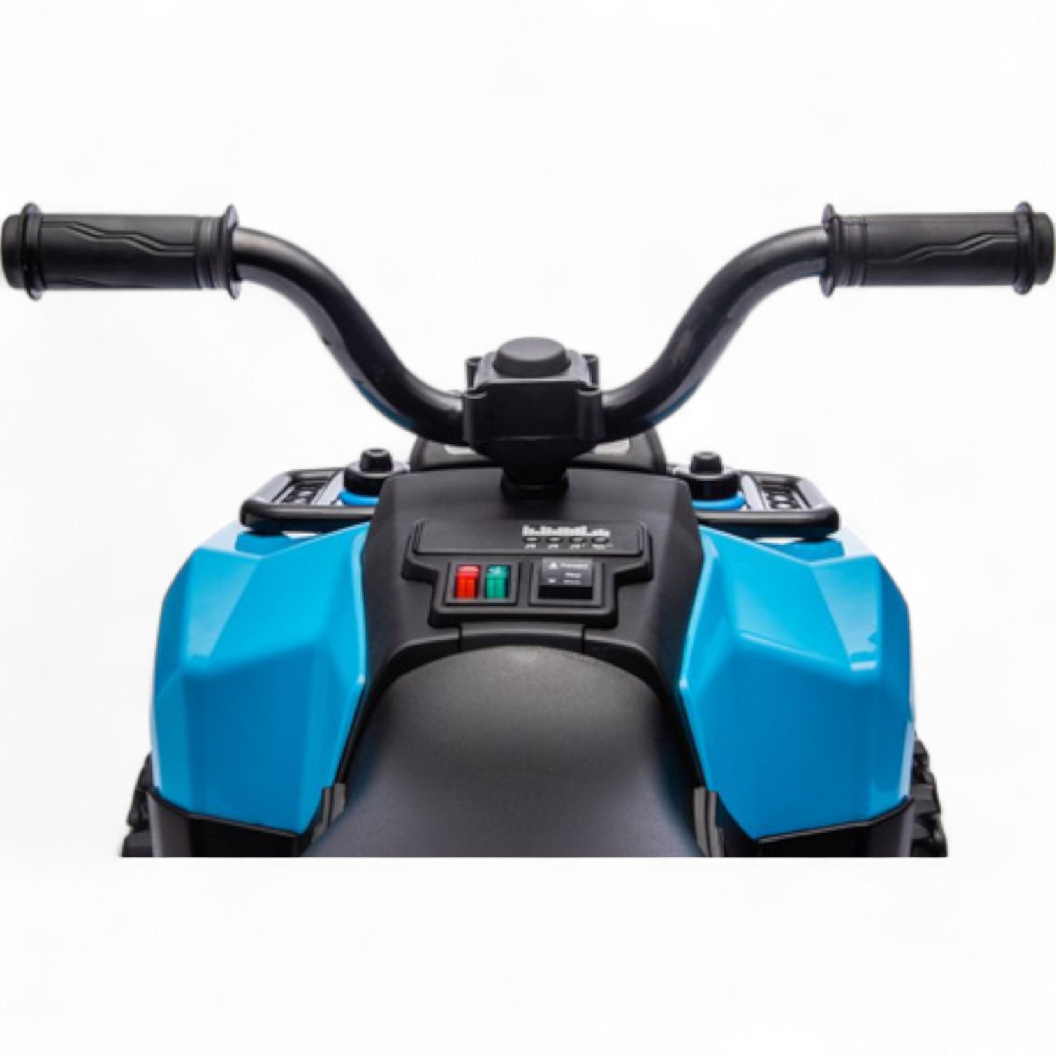 Mini Moto 4 Elétrica para Crianças LITTLE EXPLORER 6v Azul c/ RODAS DE BORRACHA
