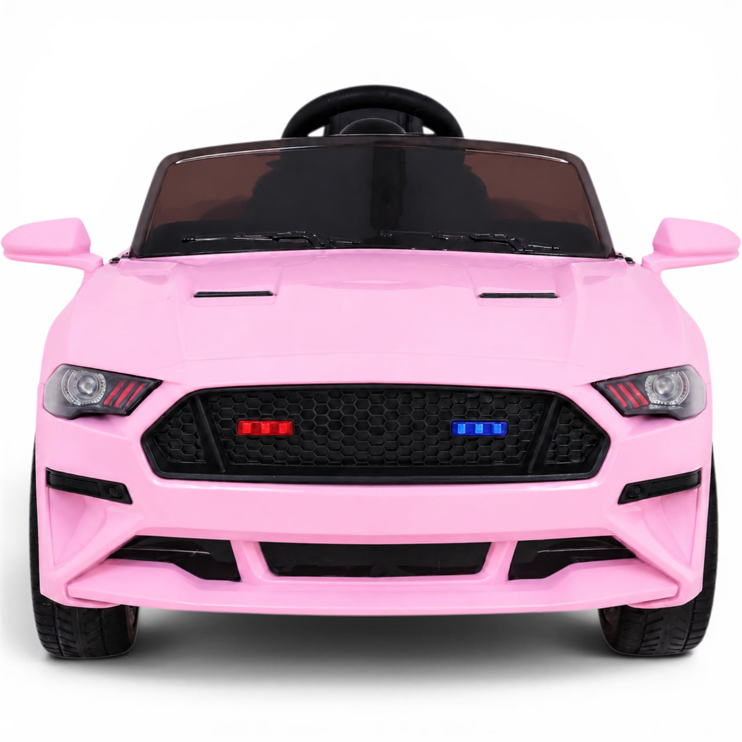Carro Elétrico para Criança GT Style Rosa 12v c/ RODAS DE BORRACHA & ASSENTO EM PELE