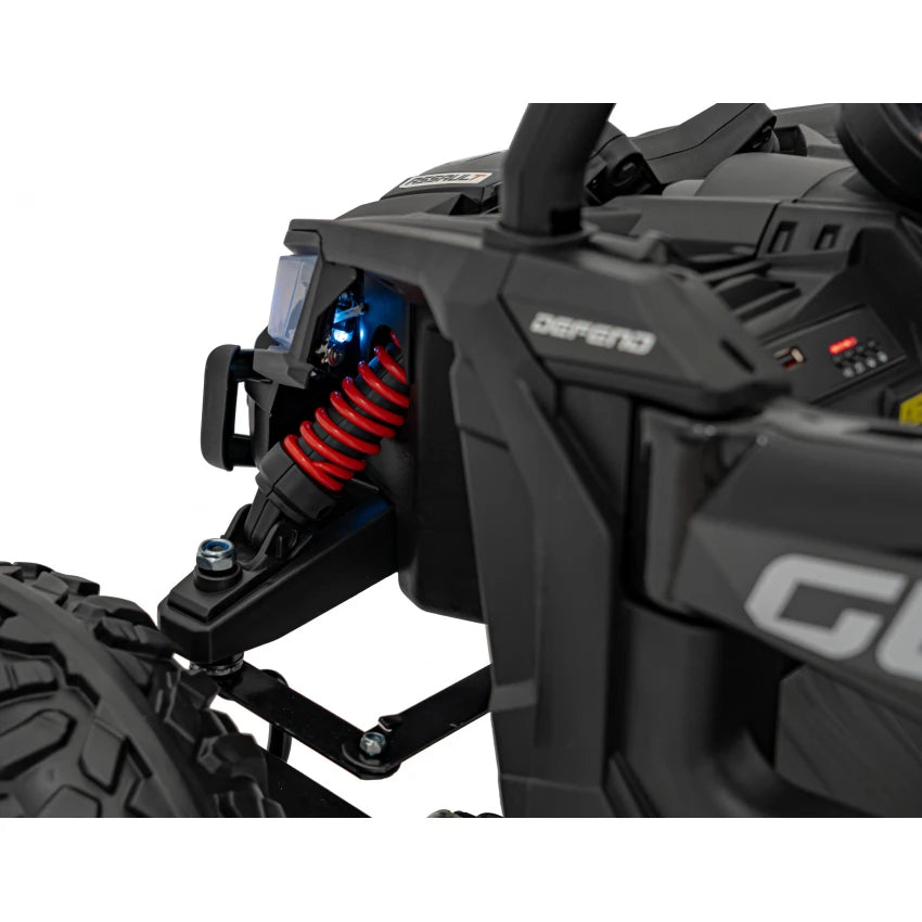 Carro Elétrico para Criança MAVERICK STYLE 4x4 24v Preto c/ RODAS DE BORRACHA & ASSENTO EM PELE