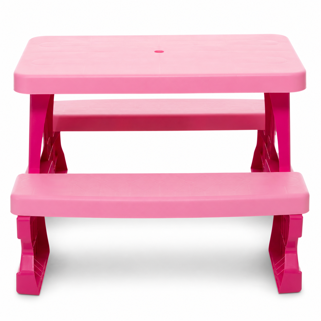 Mesa Infantil de Jardim com Bancos Rosa