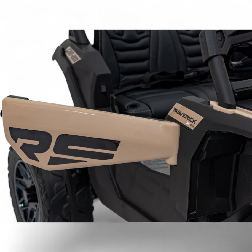 Carro Elétrico para Criança CAN-AM MAVERICK 4x4 24v Khaki c/ RODAS DE BORRACHA & ASSENTO EM PELE