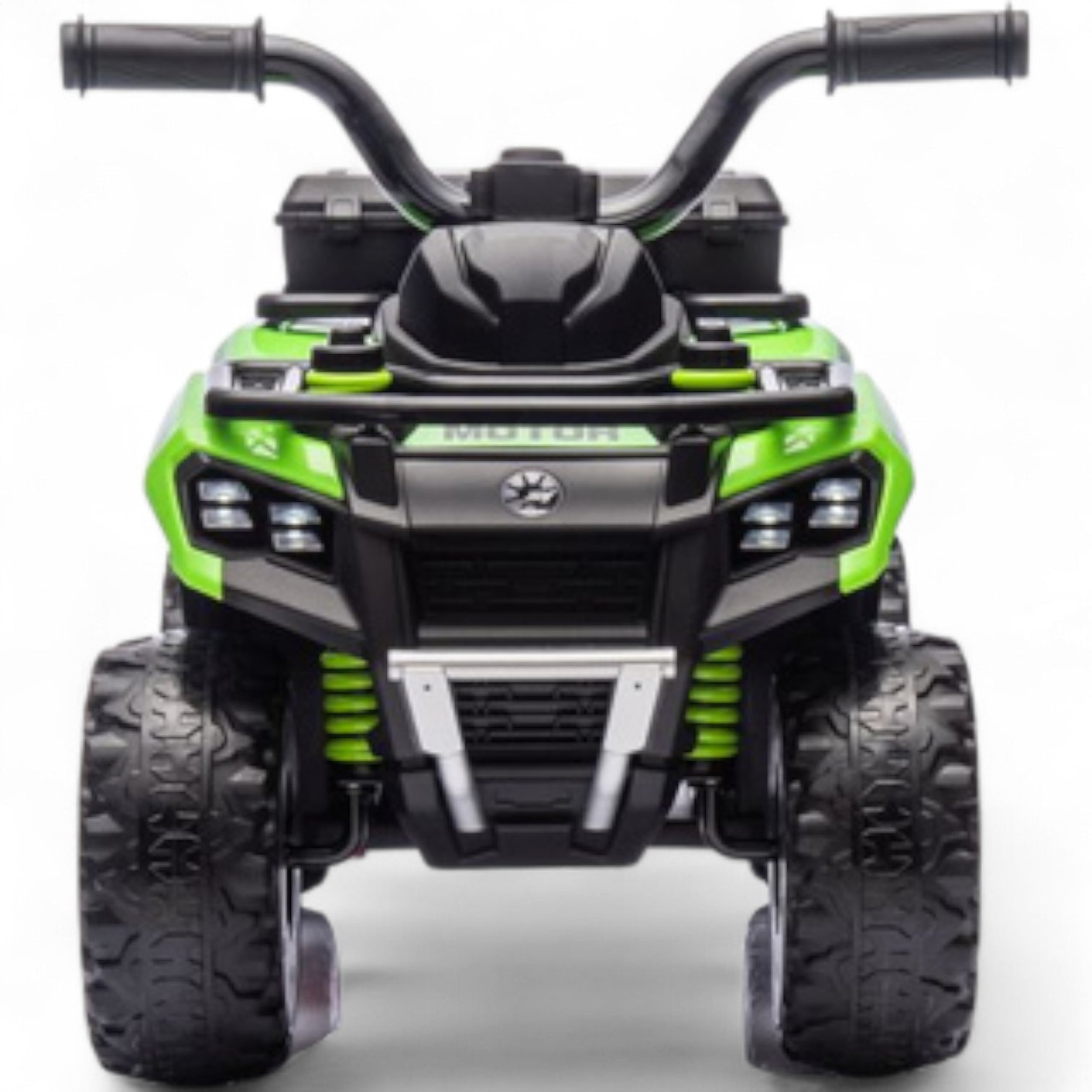 Mini Moto 4 Elétrica para Crianças LITTLE EXPLORER 6v Verde c/ RODAS DE BORRACHA