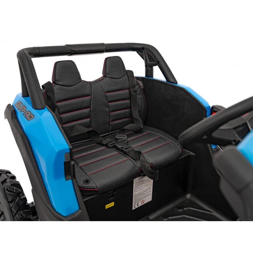 Carro Elétrico para Criança MAVERICK STYLE 4x4 24v Azul c/ RODAS DE BORRACHA & ASSENTO EM PELE