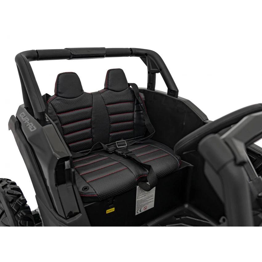 Carro Elétrico para Criança MAVERICK STYLE 4x4 24v Preto c/ RODAS DE BORRACHA & ASSENTO EM PELE