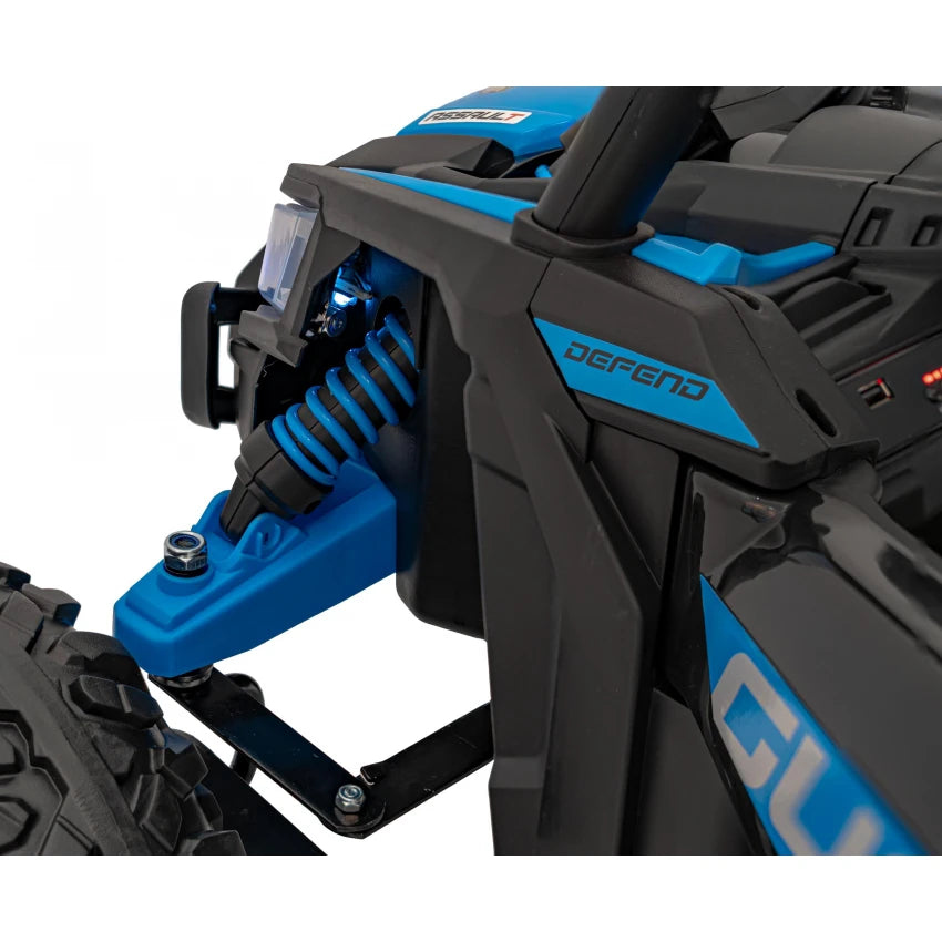 Carro Elétrico para Criança MAVERICK STYLE 4x4 24v Azul c/ RODAS DE BORRACHA & ASSENTO EM PELE