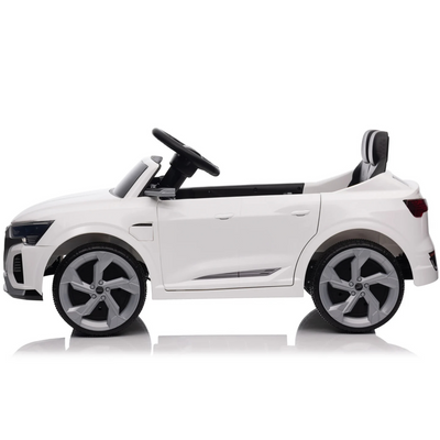 Carro Elétrico para Criança AUDI SQ8 12V Branco c/ RODAS DE BORRACHA & ASSENTO EM PELE
