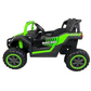 PRÉ VENDA Carro Elétrico para Criança BEACH BUGGY 4x4 24v Verde c/ RODAS DE BORRACHA & ASSENTO EM PELE