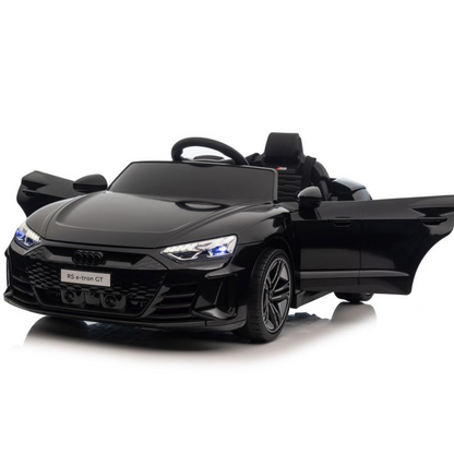 Carro Elétrico para Criança AUDI E-TRON GT 12v Preto c/ RODAS DE BORRACHA & ASSENTO EM PELE