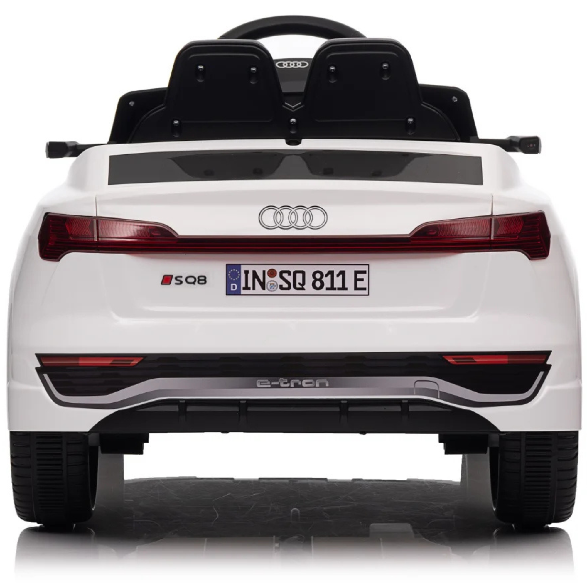 Carro Elétrico para Criança AUDI SQ8 12V Branco c/ RODAS DE BORRACHA & ASSENTO EM PELE