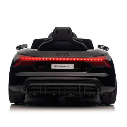 Carro Elétrico para Criança AUDI E-TRON GT 12v Preto c/ RODAS DE BORRACHA & ASSENTO EM PELE
