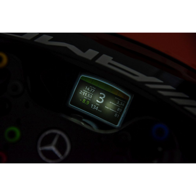 Carro Elétrico para Criança MERCEDES GT3 Deluxe 12v Preto c/ RODAS DE BORRACHA & ASSENTO EM PELE