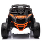 Carro Elétrico para Criança CAN-AM MAVERICK 4x4 24v Laranja c/ RODAS DE BORRACHA & ASSENTO EM PELE