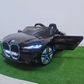 Carro Elétrico para Criança BMW I4 12v BATERIA DE LITIO Preto c/ RODAS DE BORRACHA & ASSENTO EM PELE