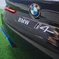 Carro Elétrico para Criança BMW I4 12v BATERIA DE LITIO Preto c/ RODAS DE BORRACHA & ASSENTO EM PELE