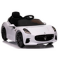 Carro Elétrico para Criança MASERATI GRAN TURISMO 12v BATERIA DE LITIO Branco c/ RODAS DE BORRACHA & ASSENTO EM PELE