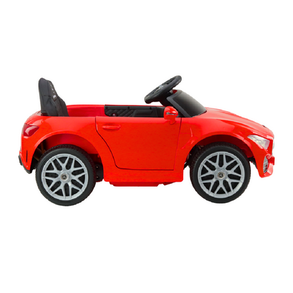 Carro Elétrico para criança MERCEDES CLS 350 12v Vermelho c/ RODAS DE BORRACHA & ASSENTO EM PELE