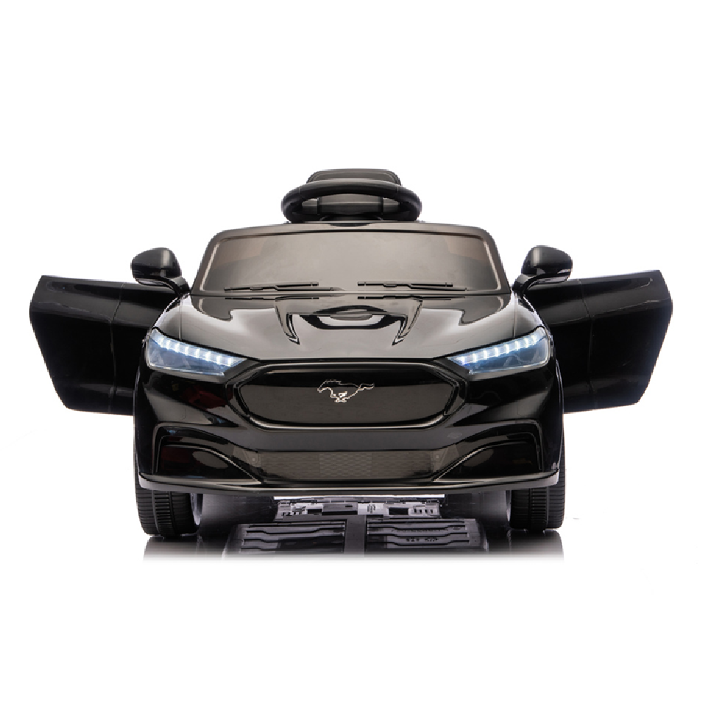 Carro Elétrico para criança FORD MUSTANG MACH-E 24v Preto c/ RODAS DE BORRACHA & ASSENTO EM PELE