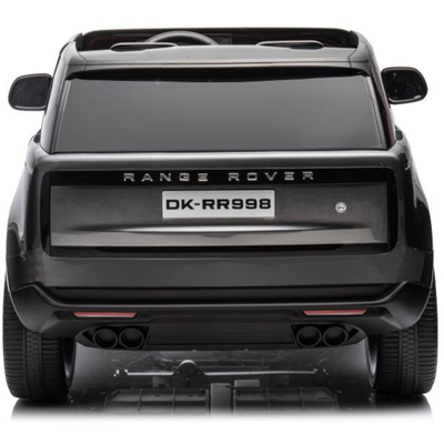 Carro elétrico para criança RANGE ROVER SV Cinza Metalizado 2 Lugares 24v MP4 c/ RODAS DE BORRACHA & ASSENTO EM PELE