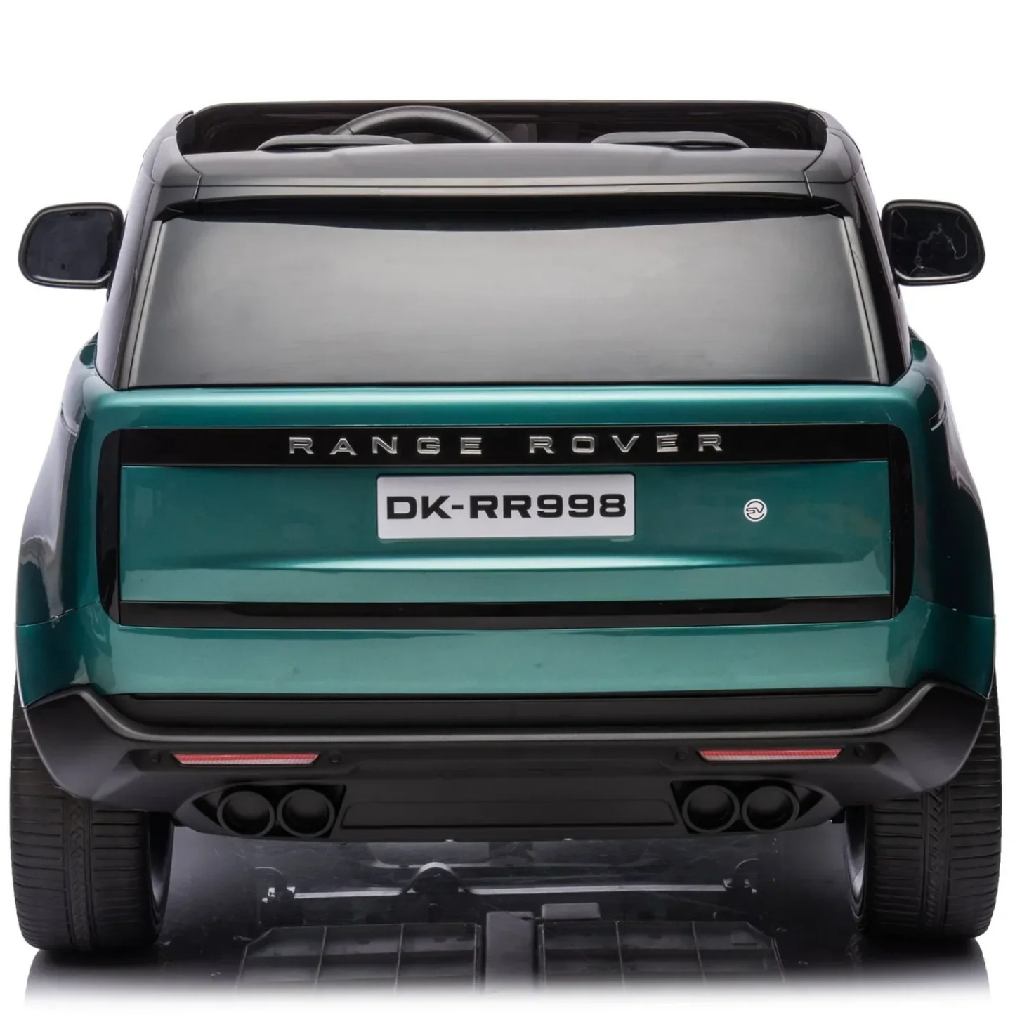 Carro elétrico para criança RANGE ROVER SV Verde Metalizado 2 Lugares 24v MP4 c/ RODAS DE BORRACHA & ASSENTO EM PELE