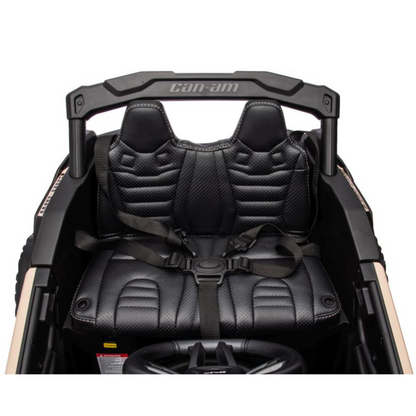 Carro Elétrico para Criança CAN-AM MAVERICK 4x4 24v Khaki c/ RODAS DE BORRACHA & ASSENTO EM PELE