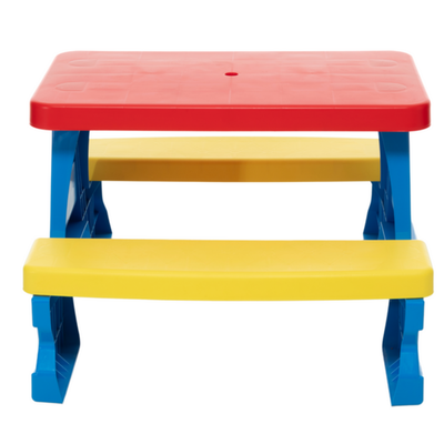Mesa Infantil de Jardim com Bancos Azul
