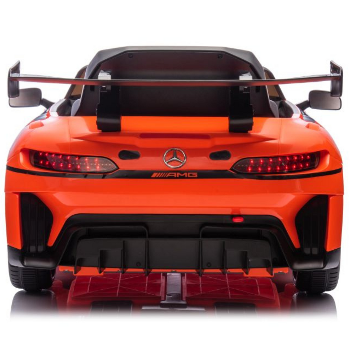 Mercedes GT3 Deluxe 12V Laranja – carro elétrico para criança (vista 4)